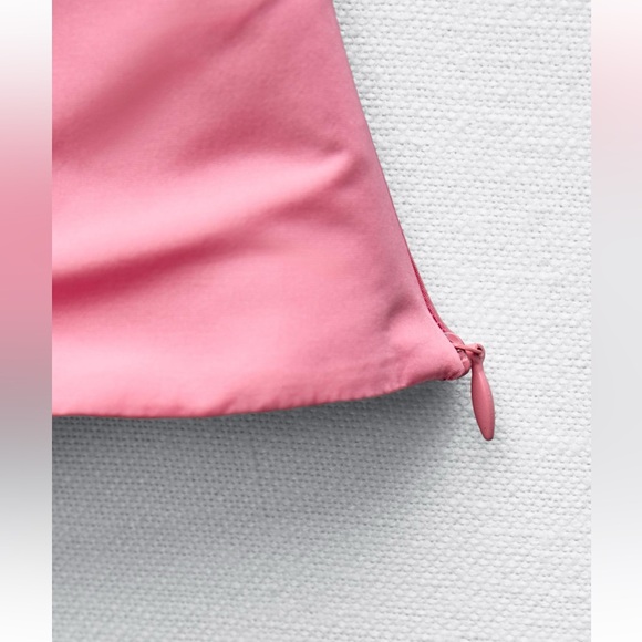 ZARA TAFFETA BOW TOP - Picture 8 of 9